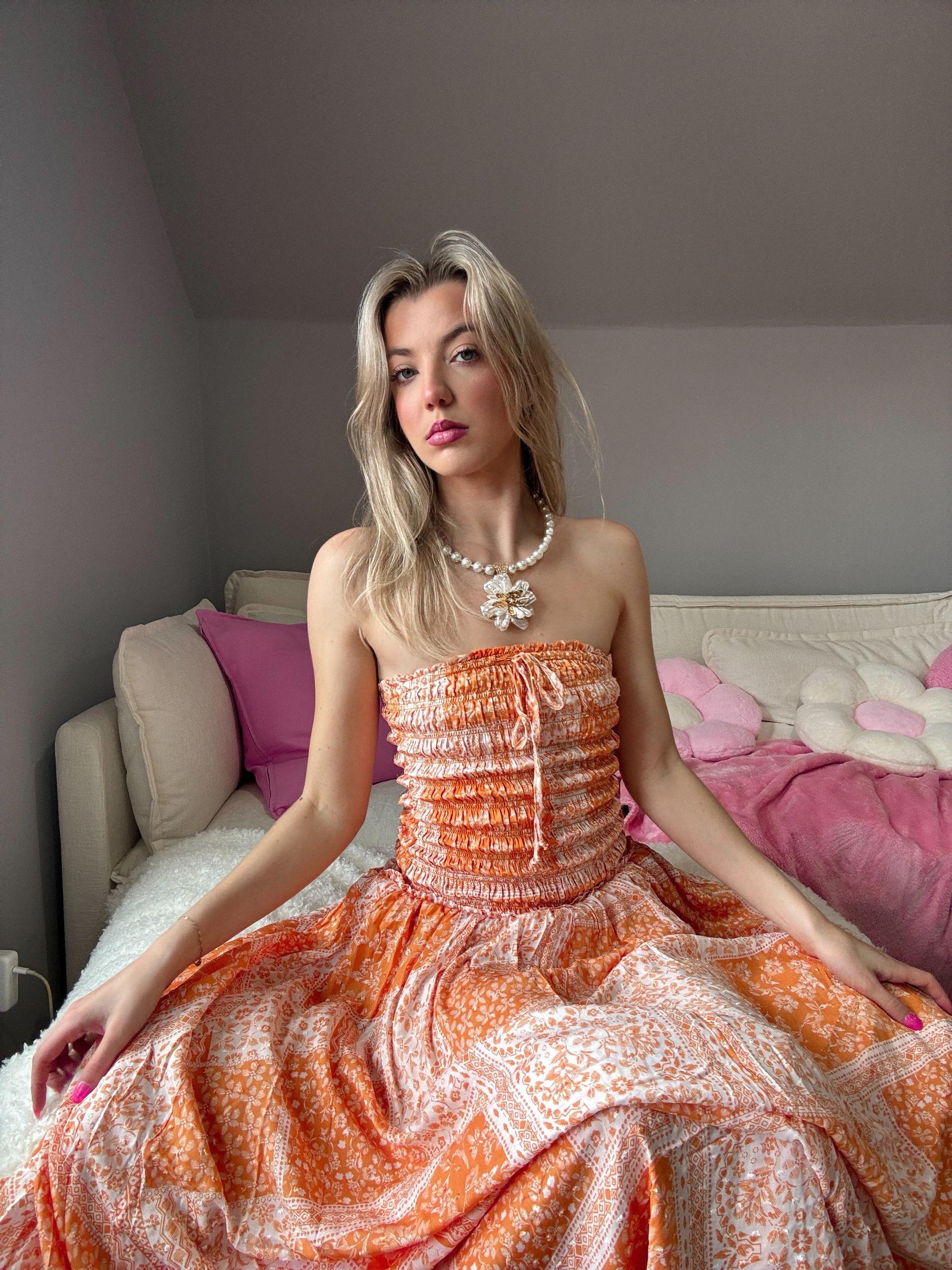 Ibiza Sunkissed Patchwork Maxi Dress Product Image