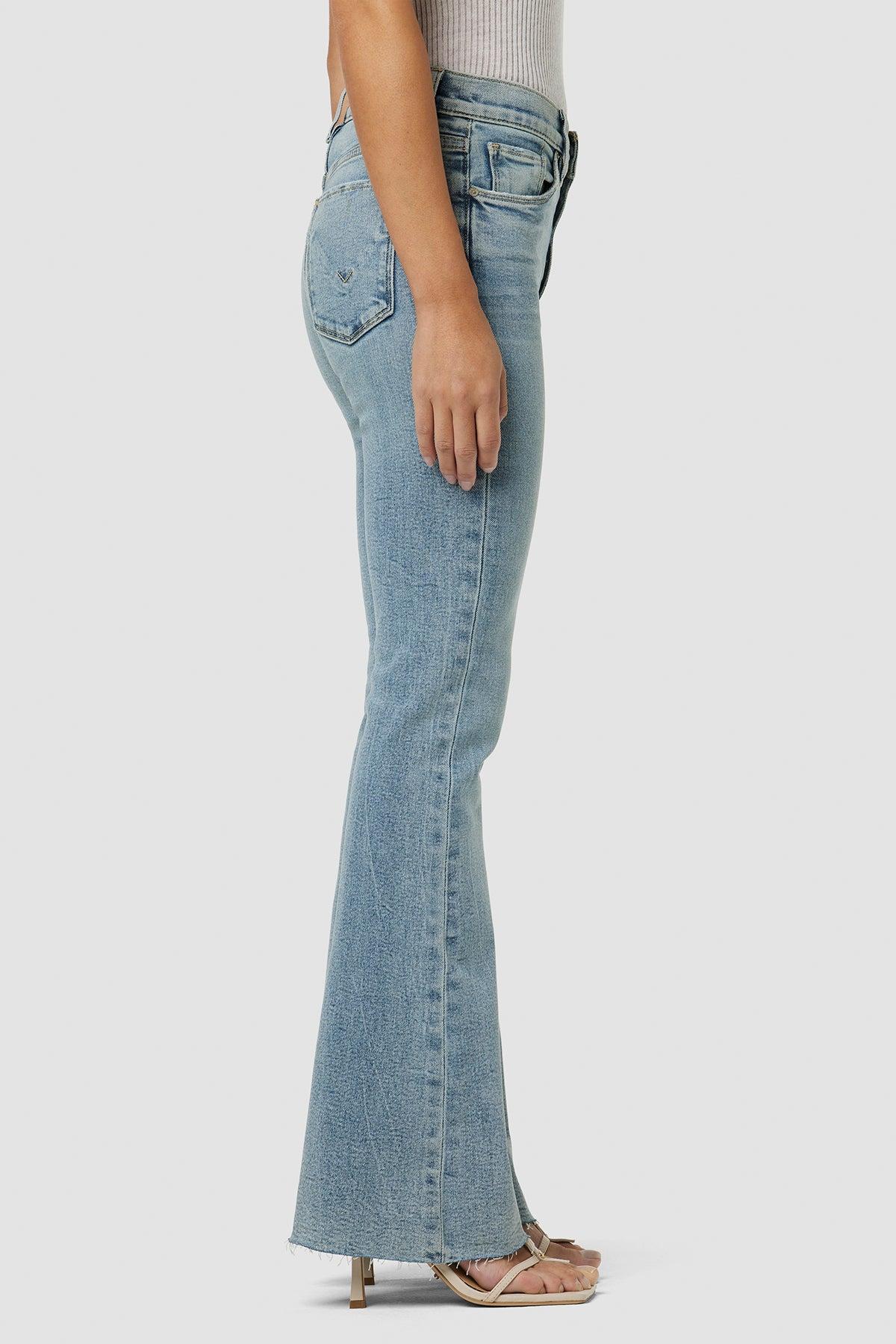 Barbara High-Rise Bootcut Petite Jean w/ Split Hem Female Product Image