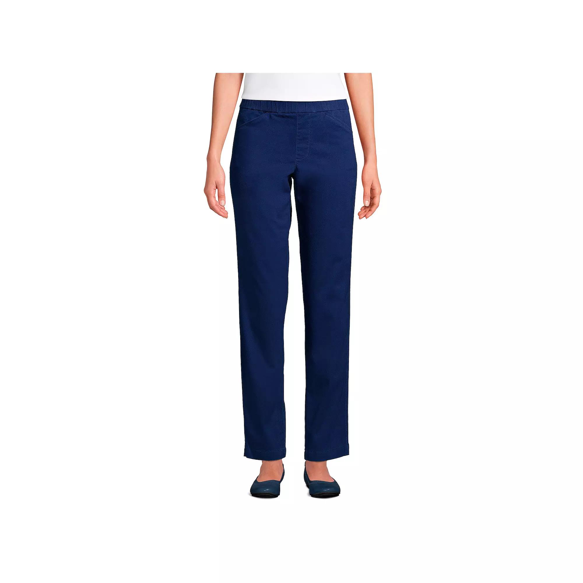Women's Lands' End Pull-On Chino Ankle Pants,  Product Image