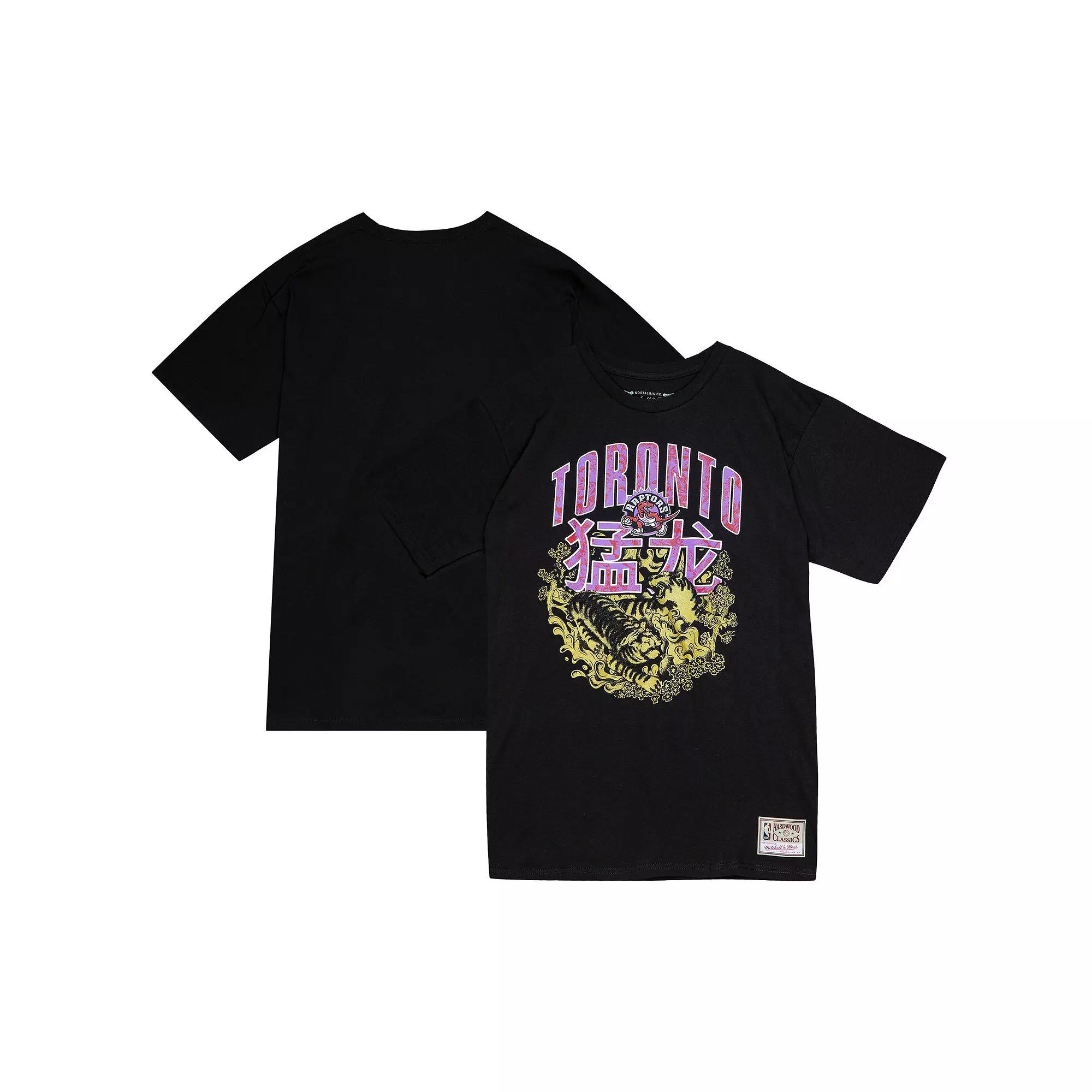 Men's Mitchell & Ness  Black Toronto Raptors Hardwood Classics Chinese New Year 4.0 T-Shirt, Size: 2XL, Rpt Black Product Image