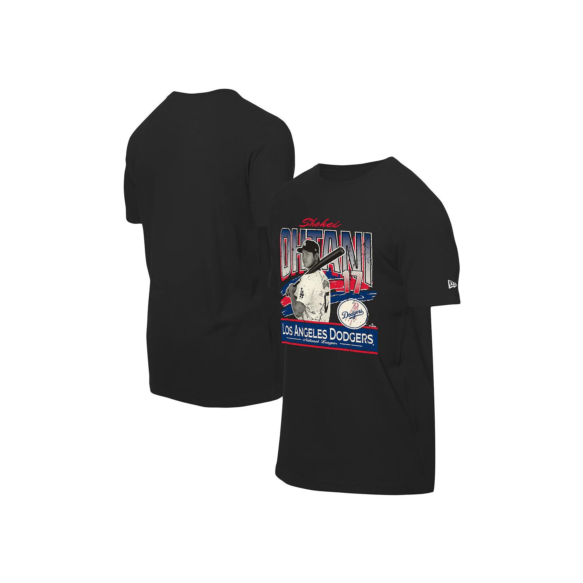 Men's New Era Shohei Ohtani Black Los Angeles Dodgers Batter Up T-Shirt,  Product Image