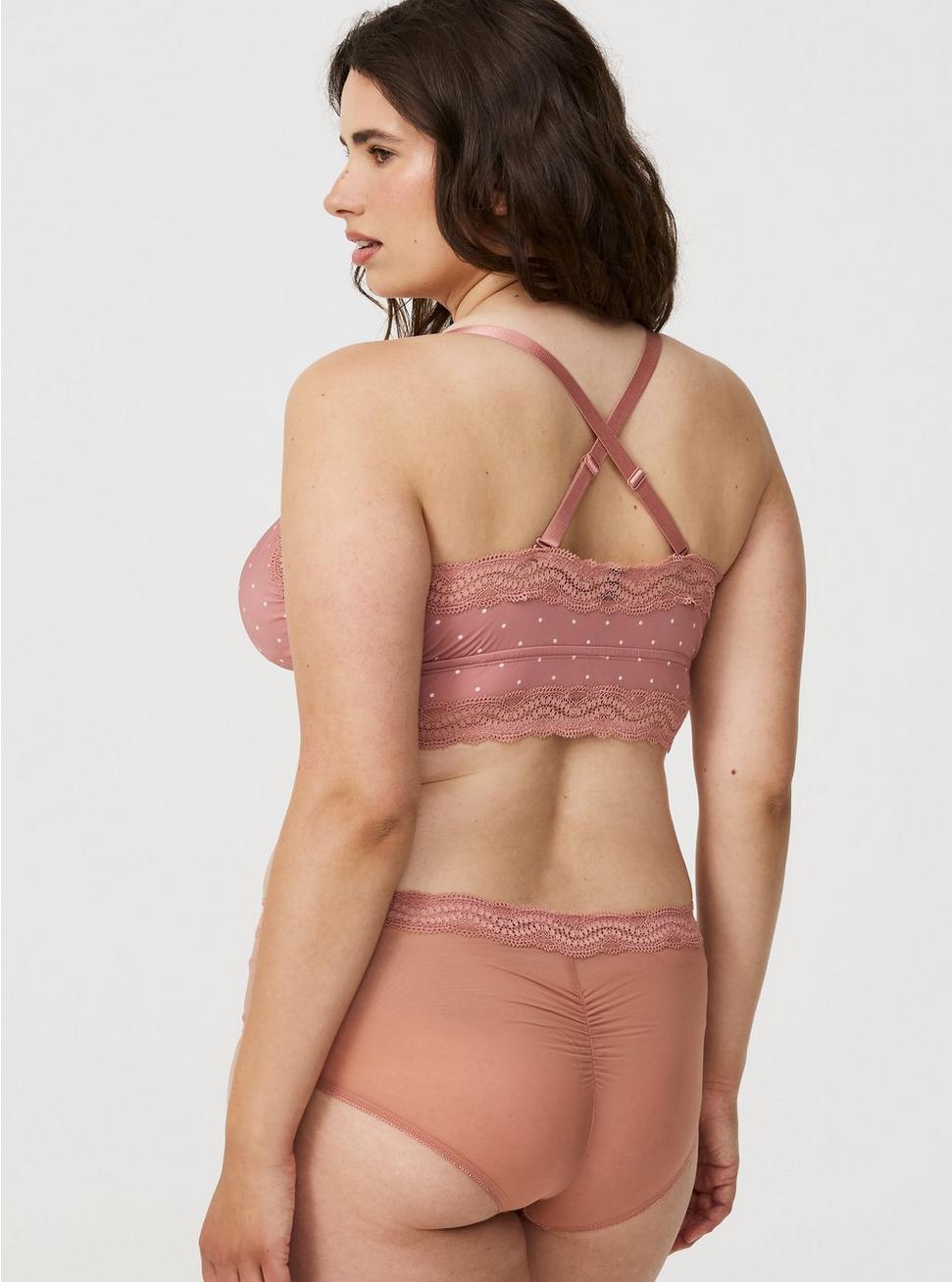 Mesh Mid-Rise Cheeky Panty Product Image