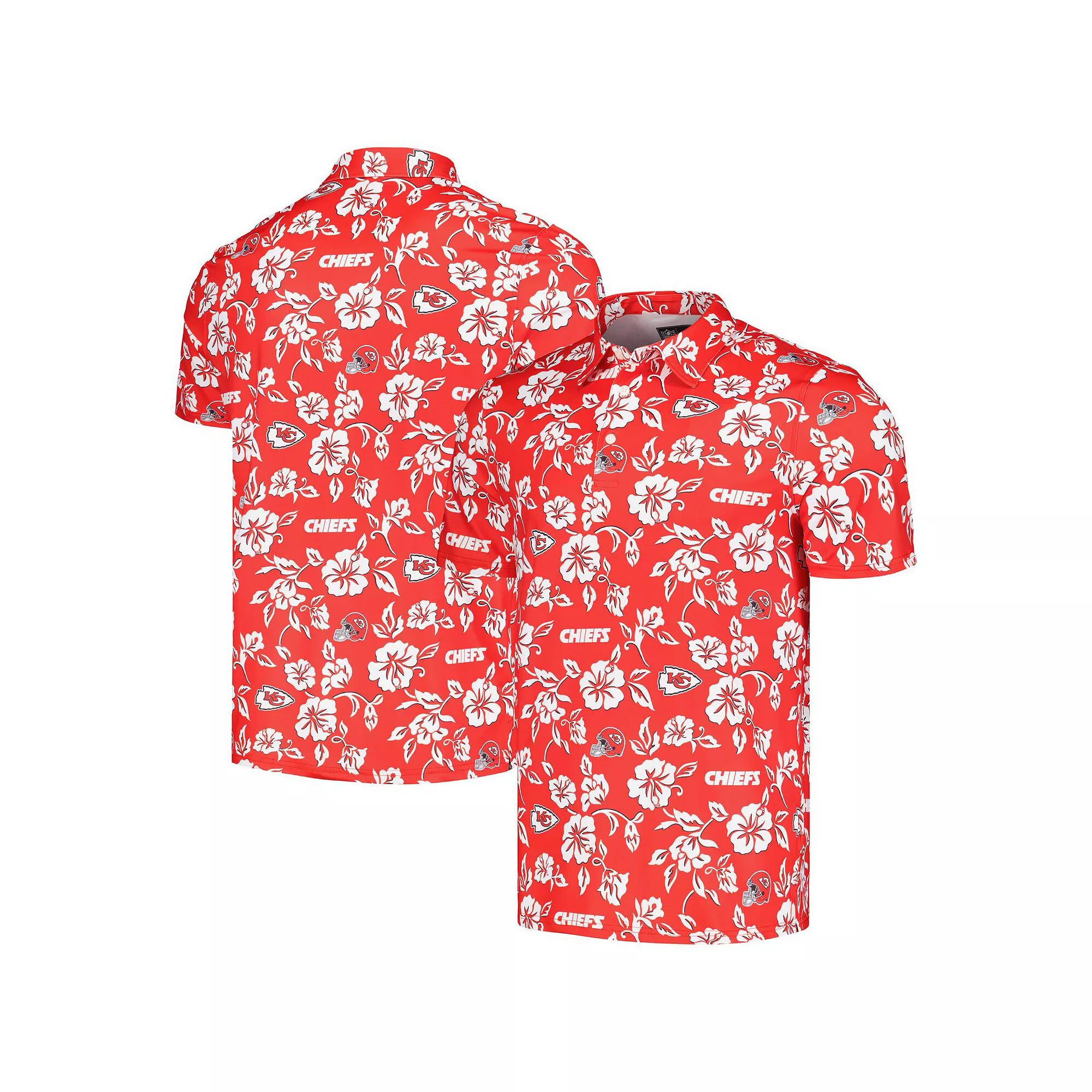 Men's Reyn Spooner Red Kansas City Chiefs Pua Performance Polo, Size: Large Product Image