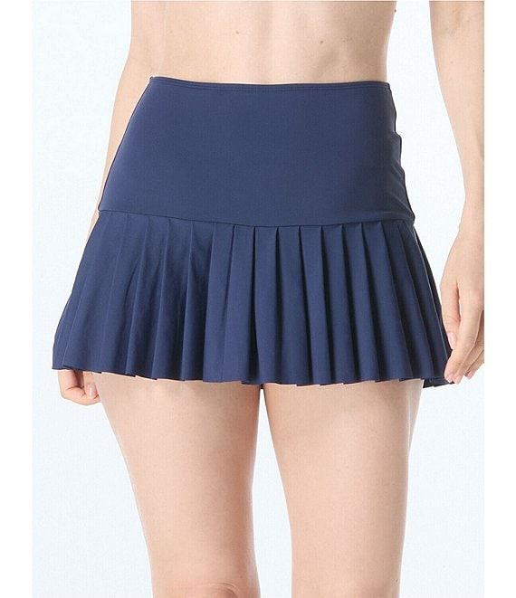 Beach House Solid Stephanie Pleated Swim Skort Product Image