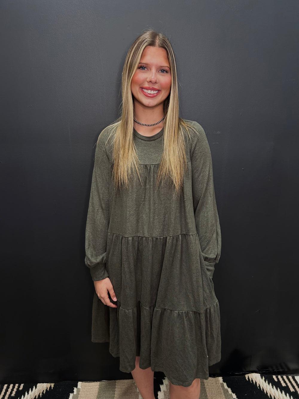 Still Be Here Layered Dress - 4 Colors* Product Image