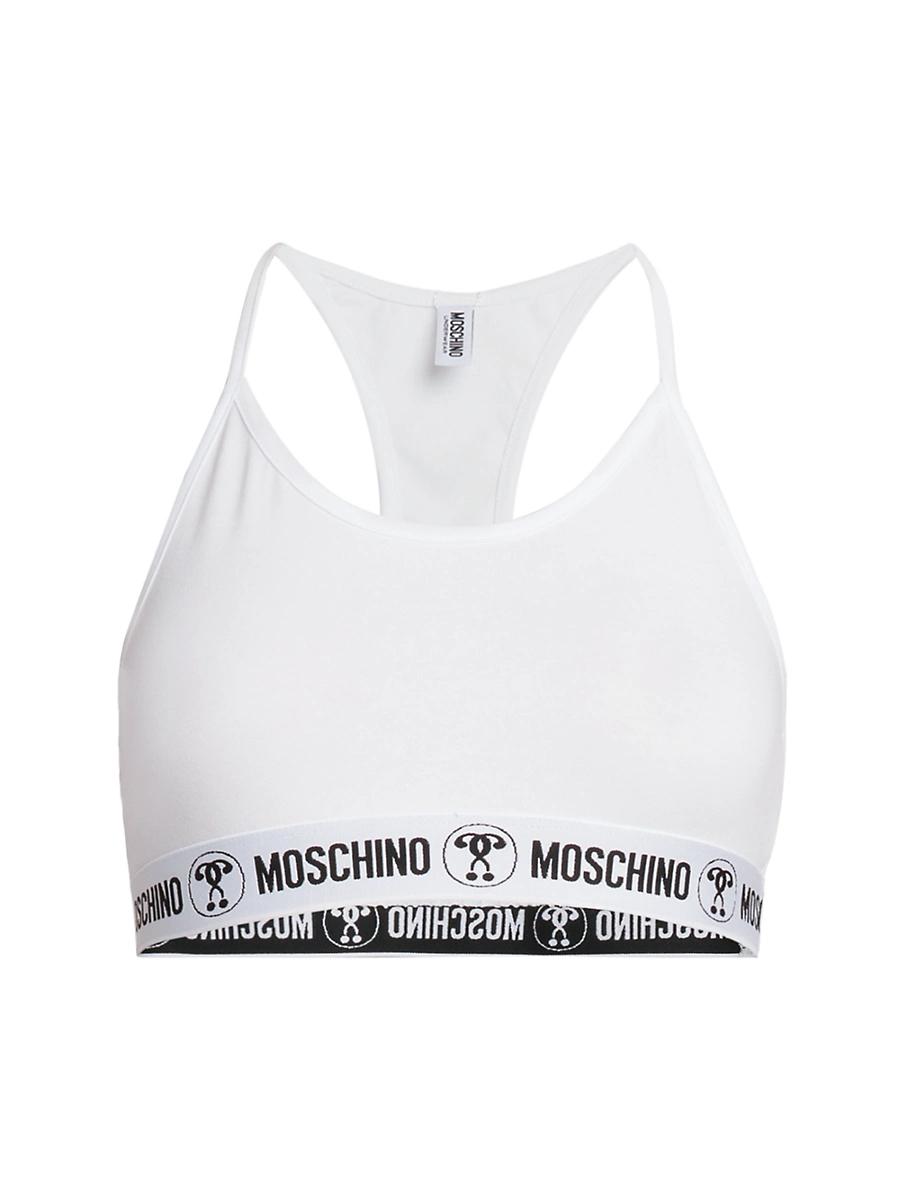 Womens Stretch-Cotton Racerback Crop Top Product Image