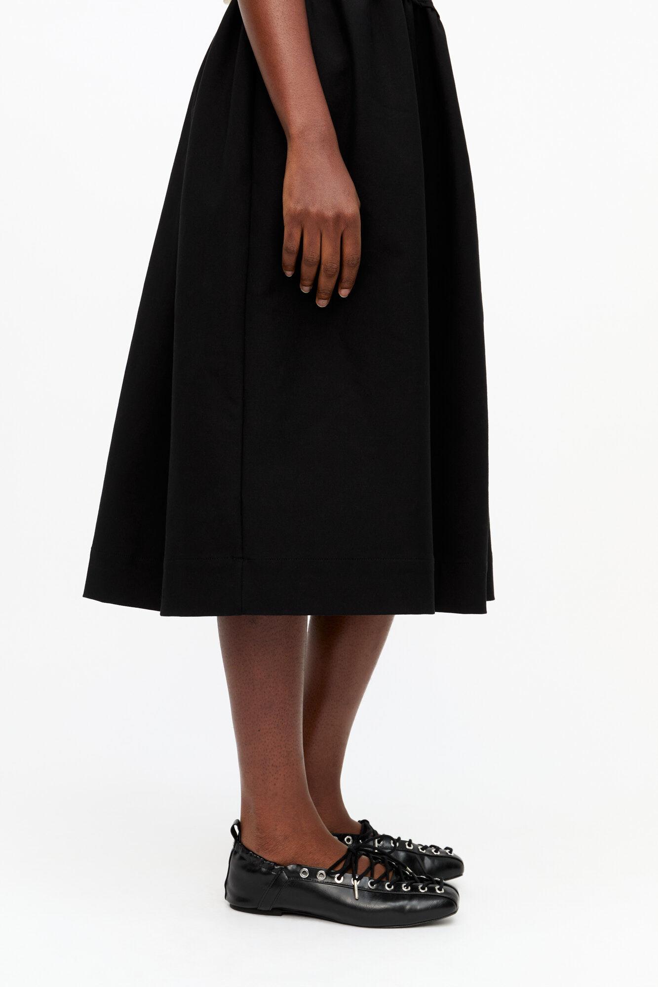 Black Oleatex Lace-Up Ballerinas Product Image