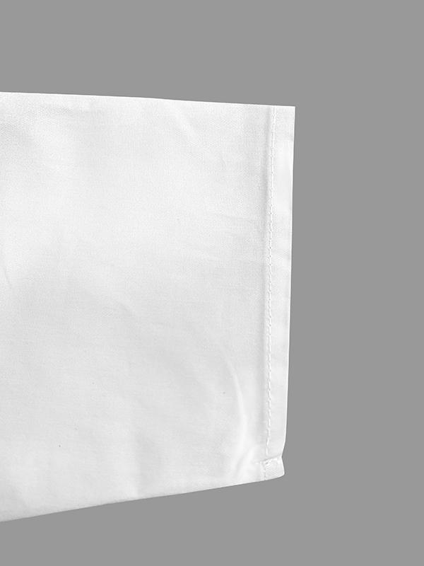 Long Sleeves Loose Solid Color High Neck T-Shirts Tops Product Image