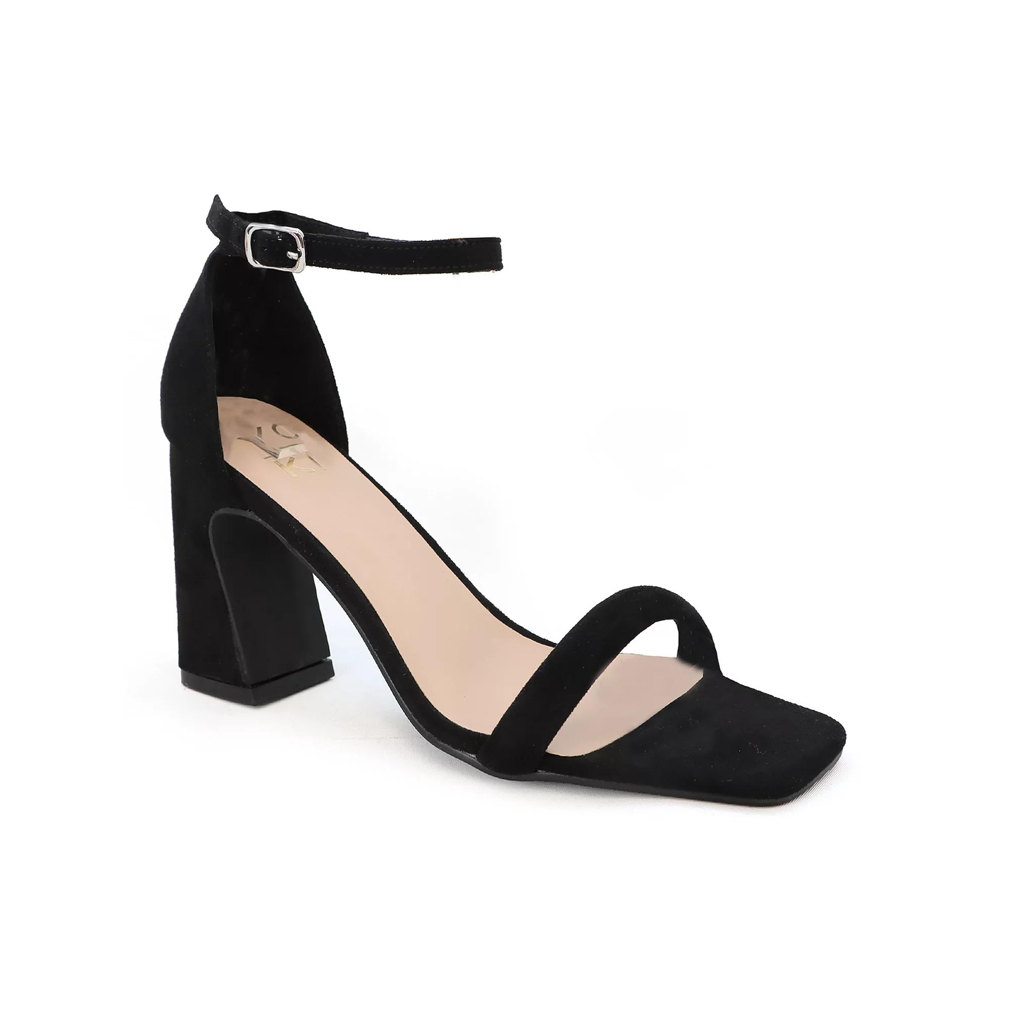 Yoki Selina-11 Women's Casual Open Toe Block Heel Sandals,  Product Image