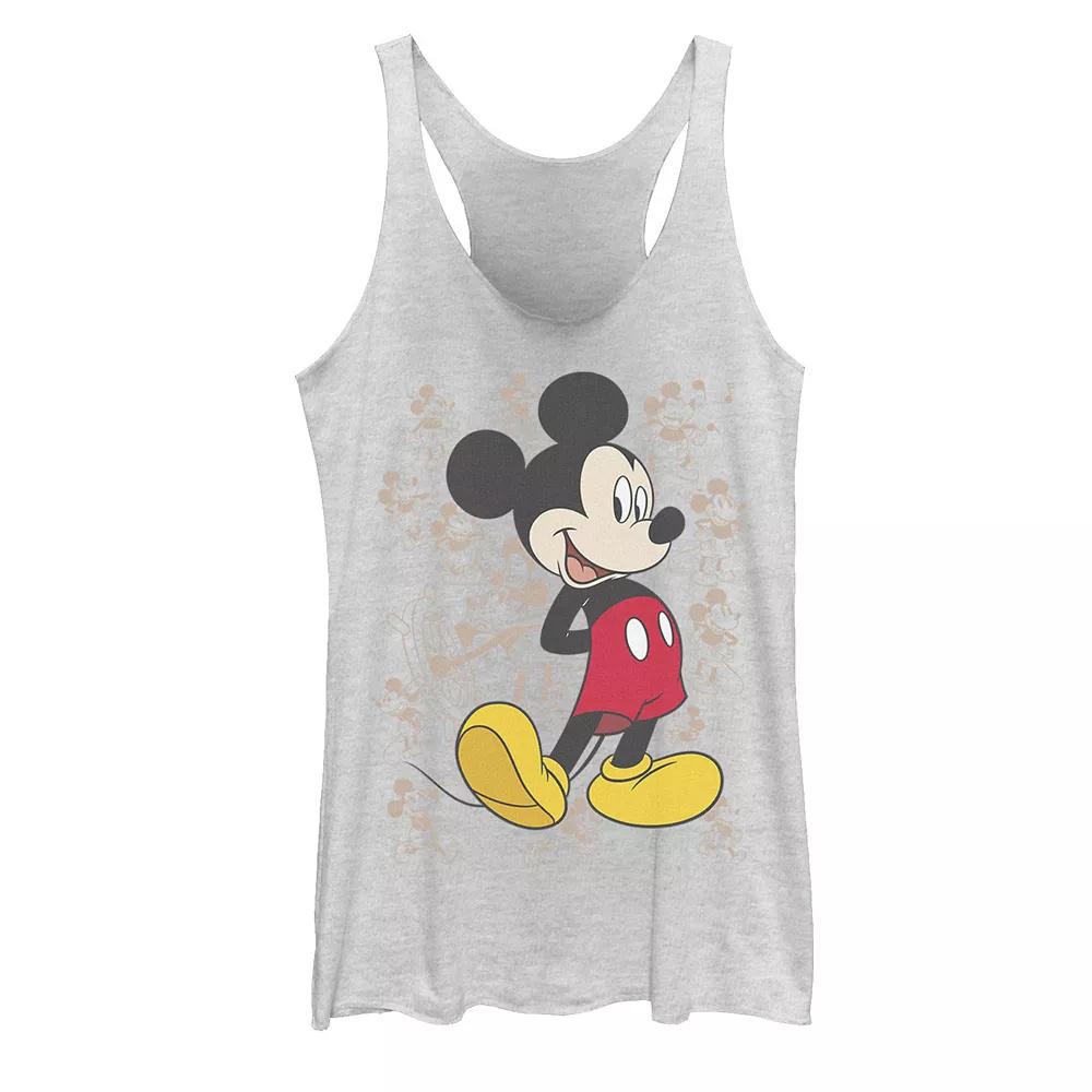 Juniors' Disney Mickey Mouse Many Mickeys Background Tank, Girl's,  Product Image