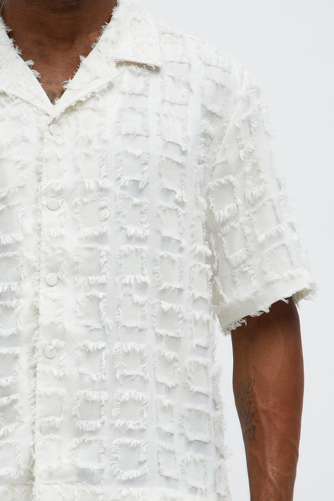 Window Shopping Boxy Shirt - Off White Male Product Image