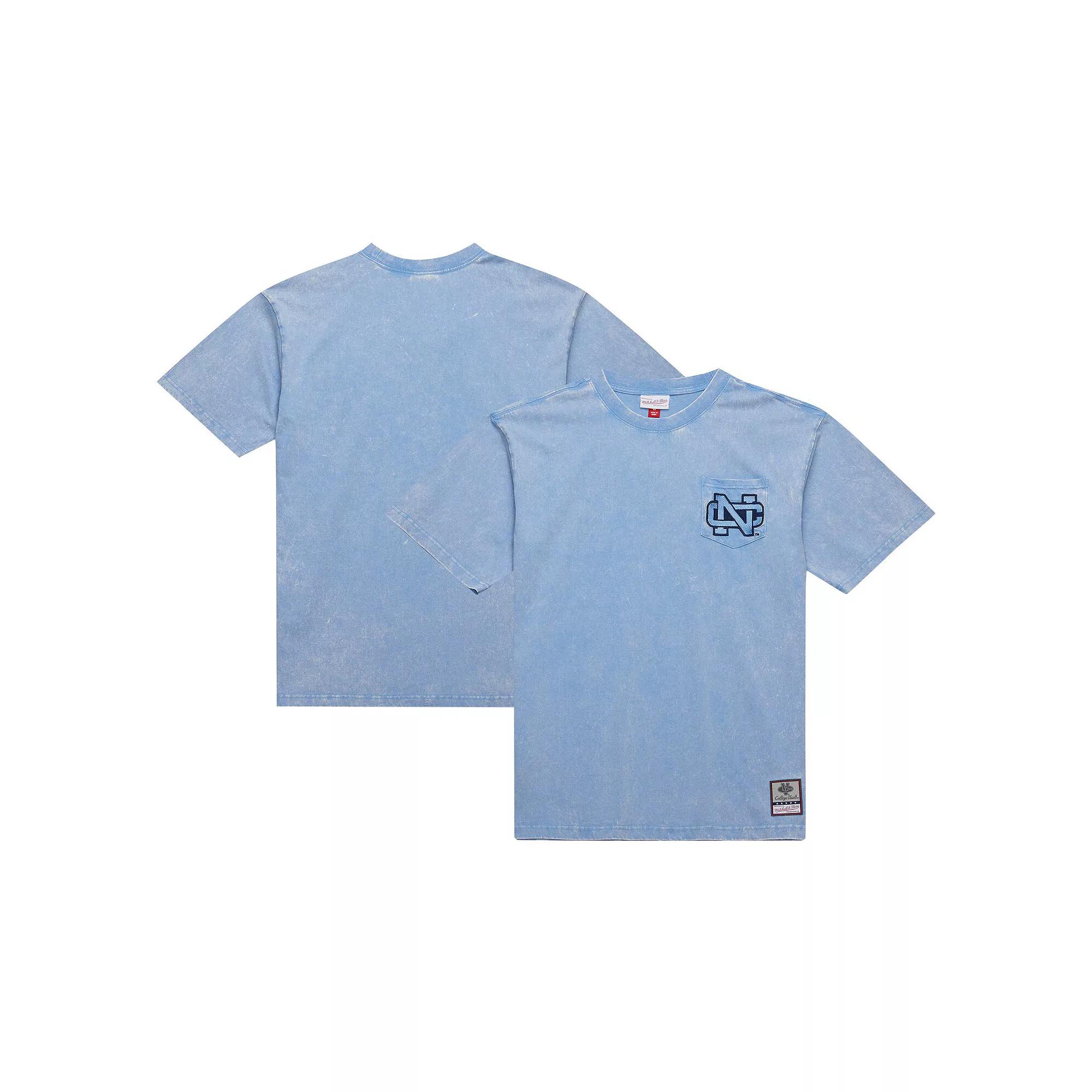 Men's Mitchell & Ness Carolina Blue North Carolina Tar Heels Throwback Fade Away T-Shirt, Size: 2XL, Light Product Image