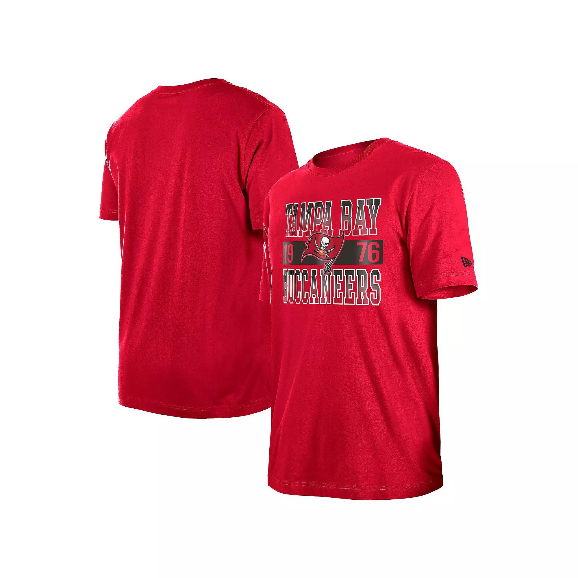 Men's New Era Red Tampa Bay Buccaneers City Team T-Shirt,  Product Image