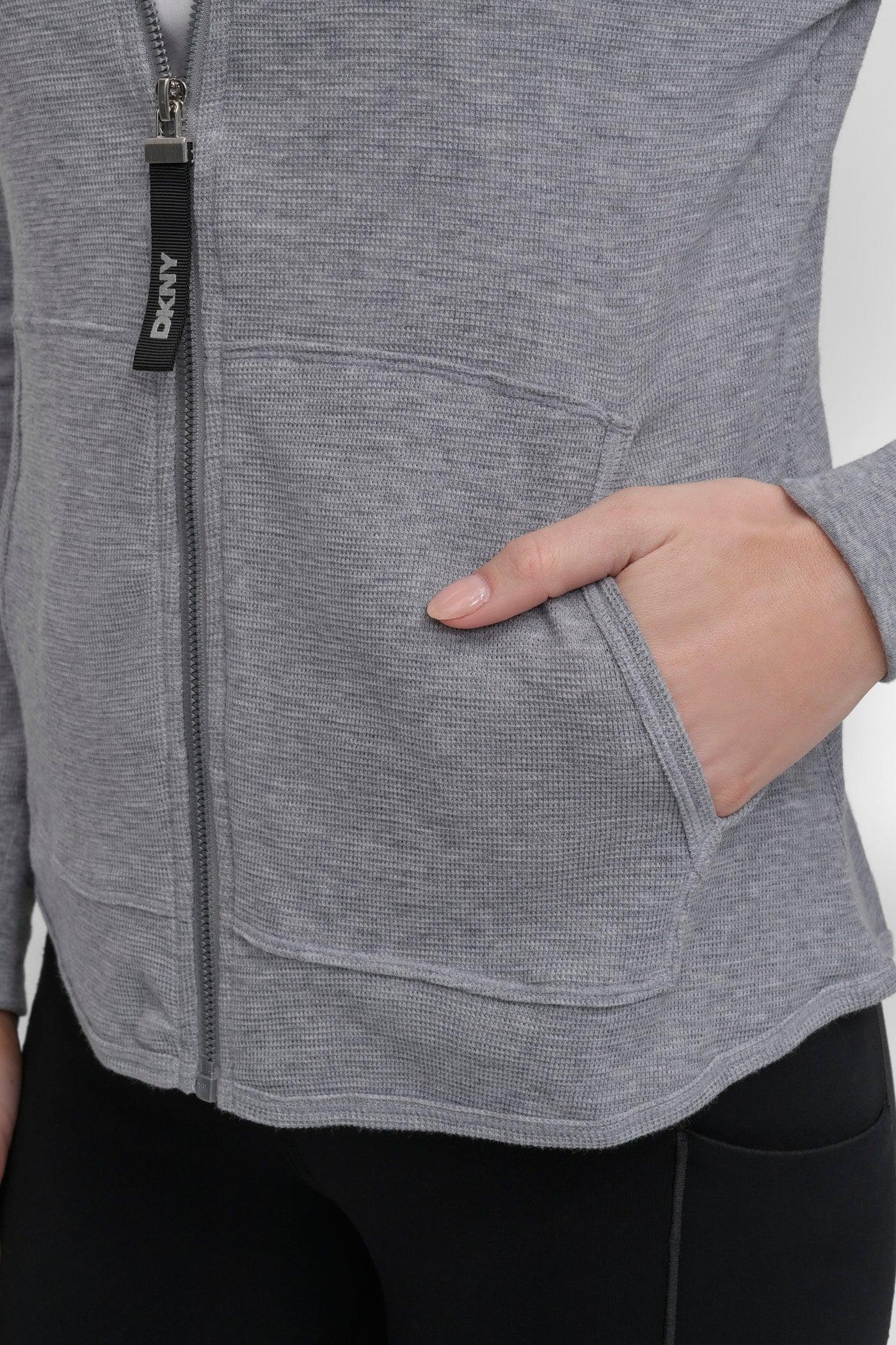 SLUB WAFFLE KNIT HOODIE Product Image