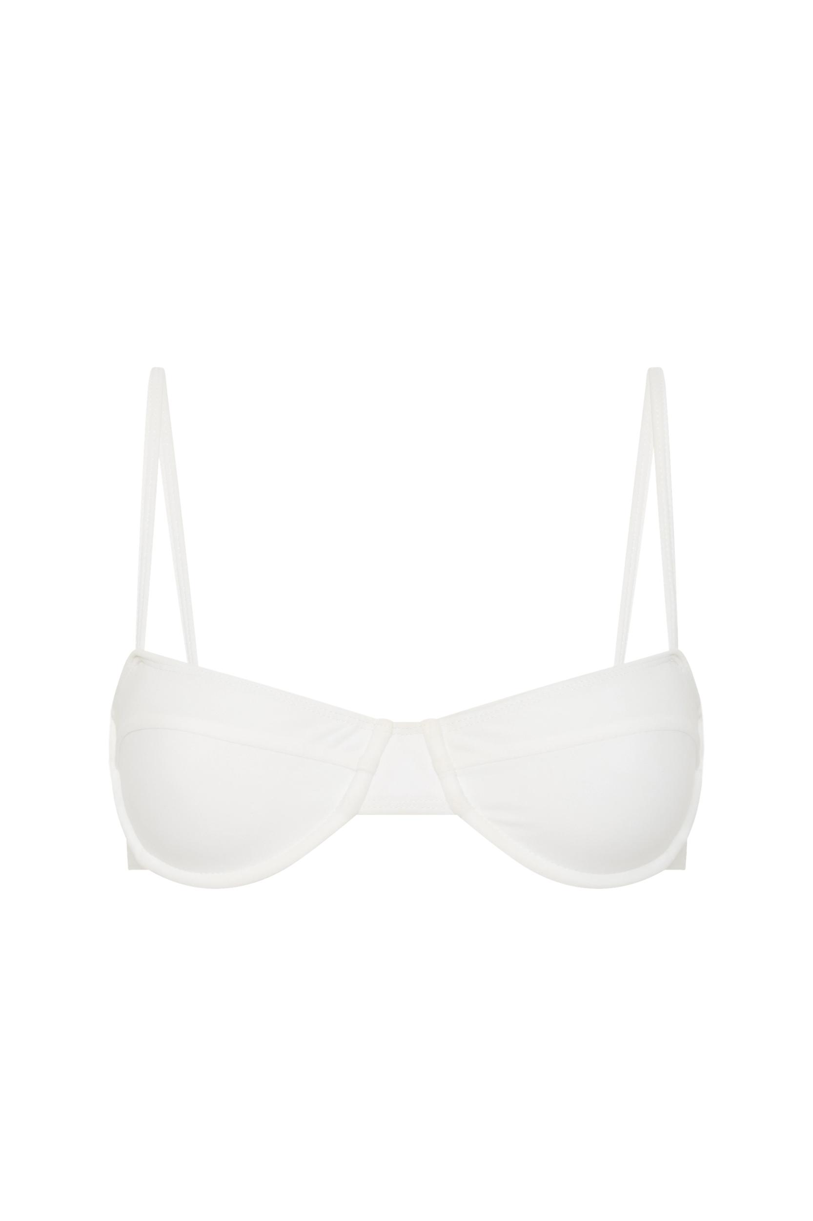 Farrah Bikini Top White - Final Sale Product Image