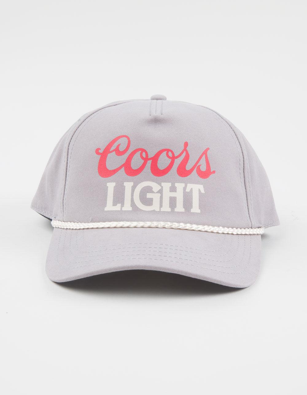 AMERICAN NEEDLE Coors Light Snapback Hat - GRAY Product Image