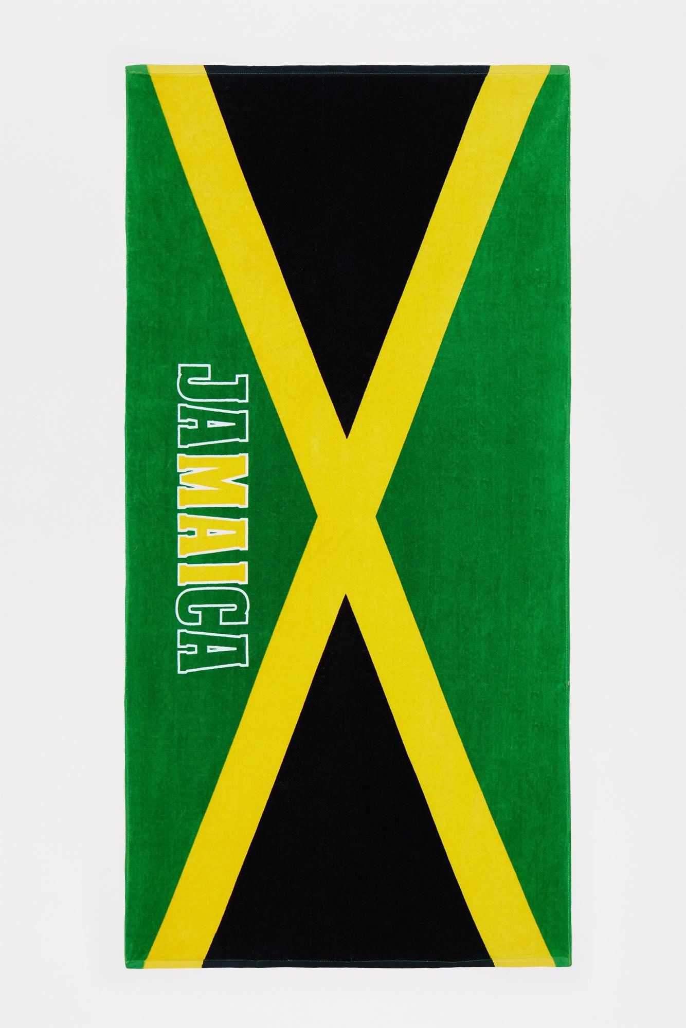 Jamaica Vacation Beach Towel - Green/combo Product Image