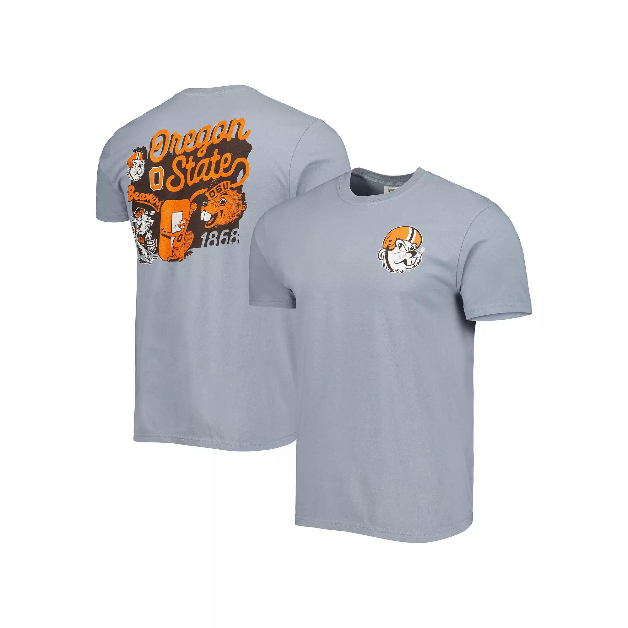 Men's Graphite Oregon State Beavers Vault State Comfort T-Shirt, Size: Medium, Dark G Product Image