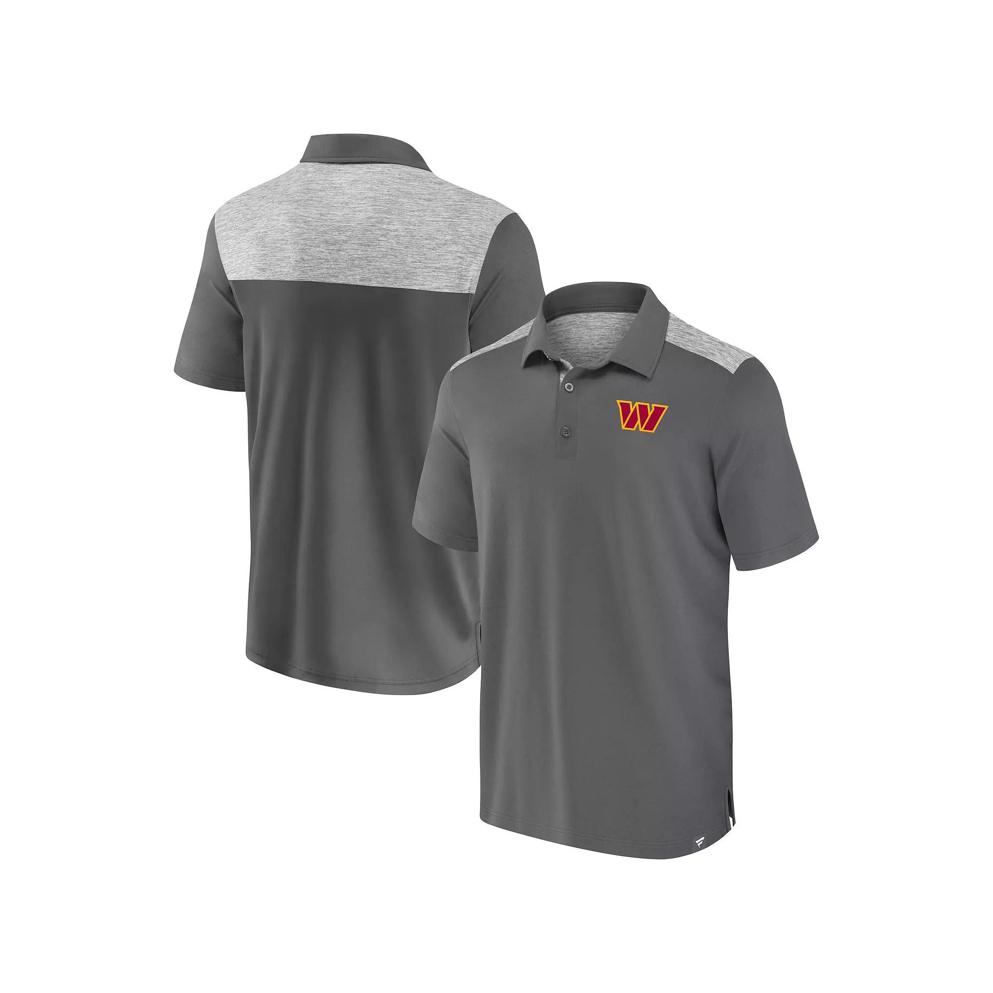 Men's Fanatics Gray Los Angeles Rams Long Shot Polo,  Product Image