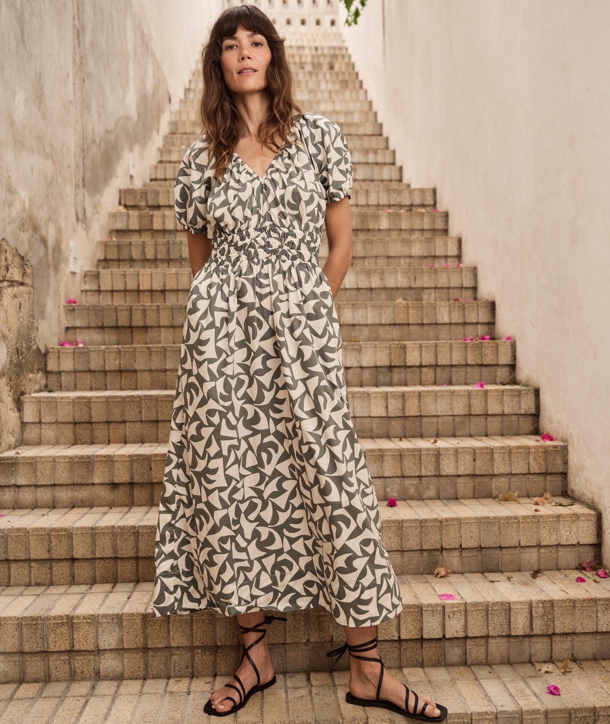 Emery Poplin Midi Dress Product Image