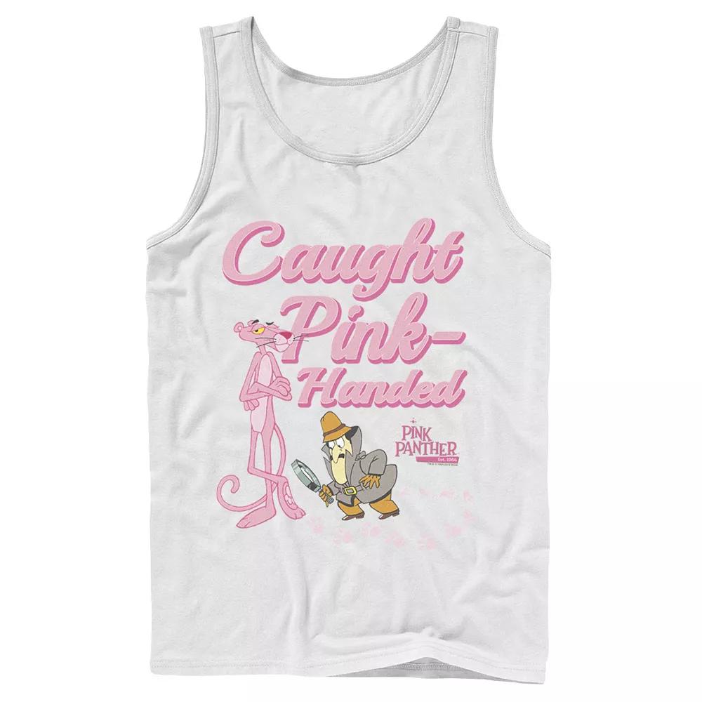 Men's Pink Panther Caught Pink-Handed Tank Top,  Product Image