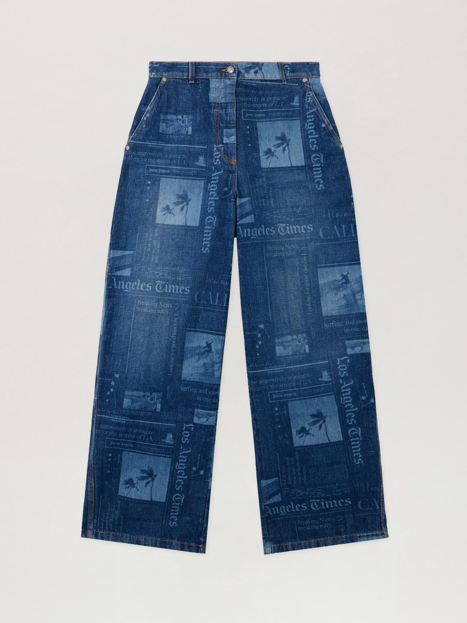 PaxLaTimes Baggy Denim Pants Product Image
