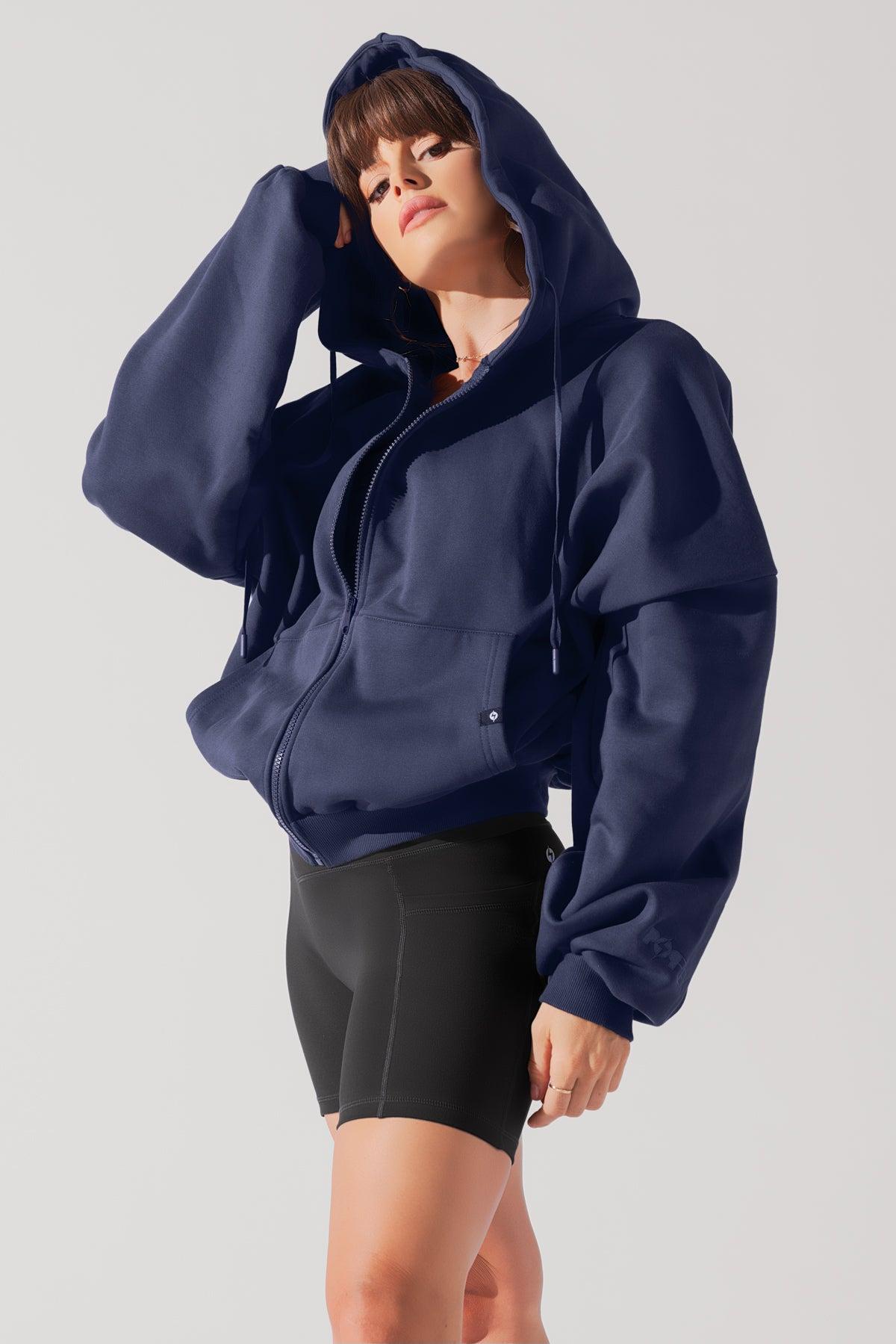 Zip Cloud Hoodie - Blush Product Image