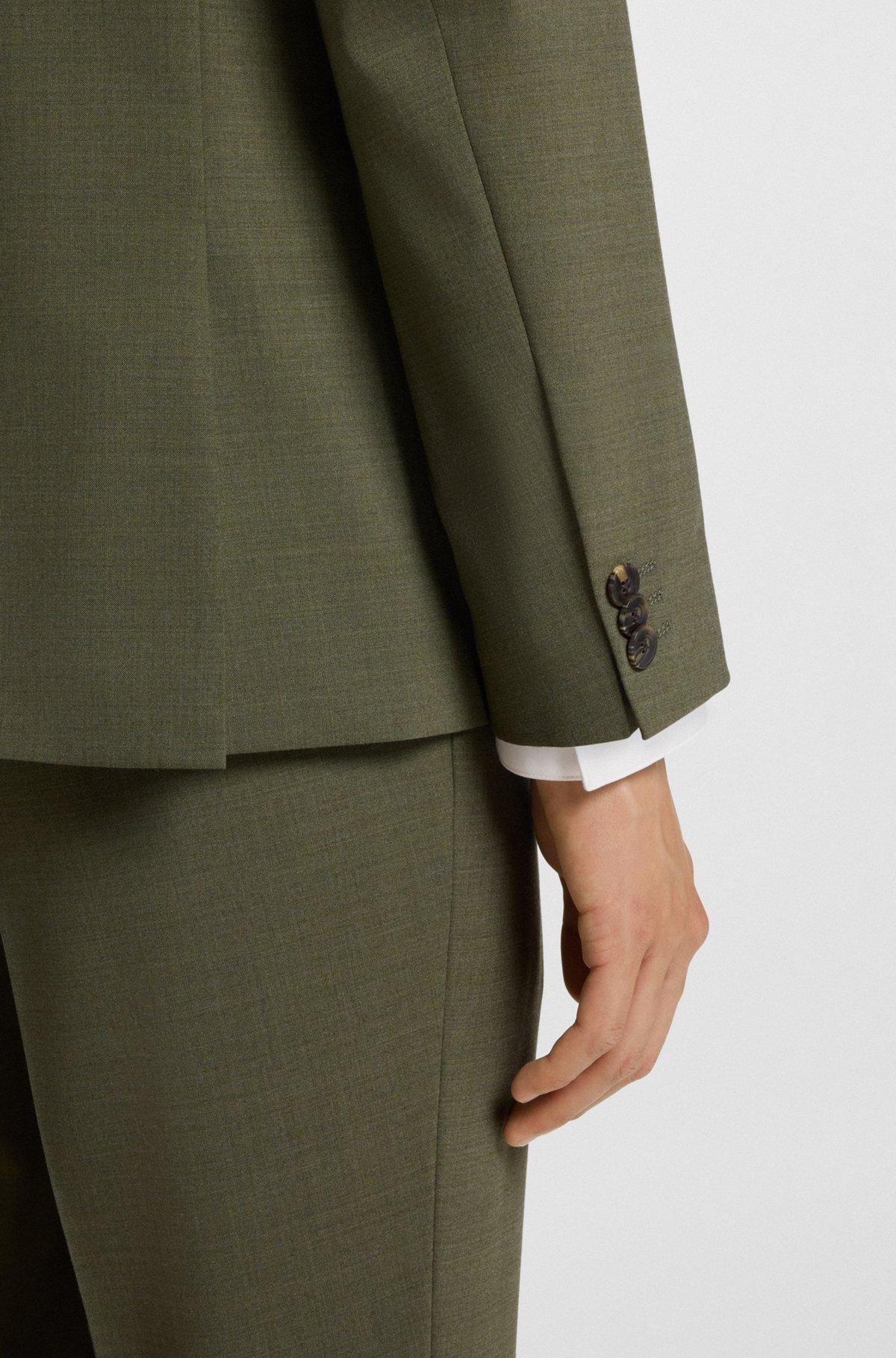 Extra-slim-fit suit jacket in performance-stretch dobby Product Image