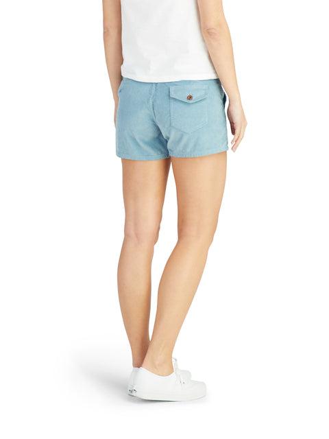Women's Classic Corduroy Shorts - Light Blue Product Image