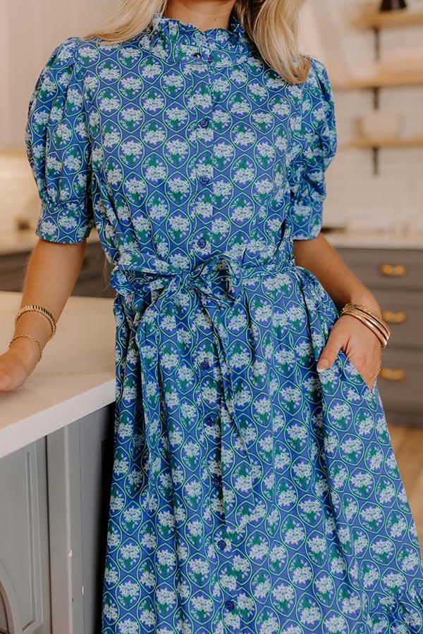 Darling Smile Floral Midi Dress Product Image