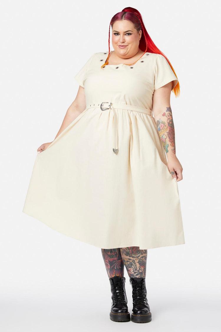 Curve Saloon Midi Dress Product Image