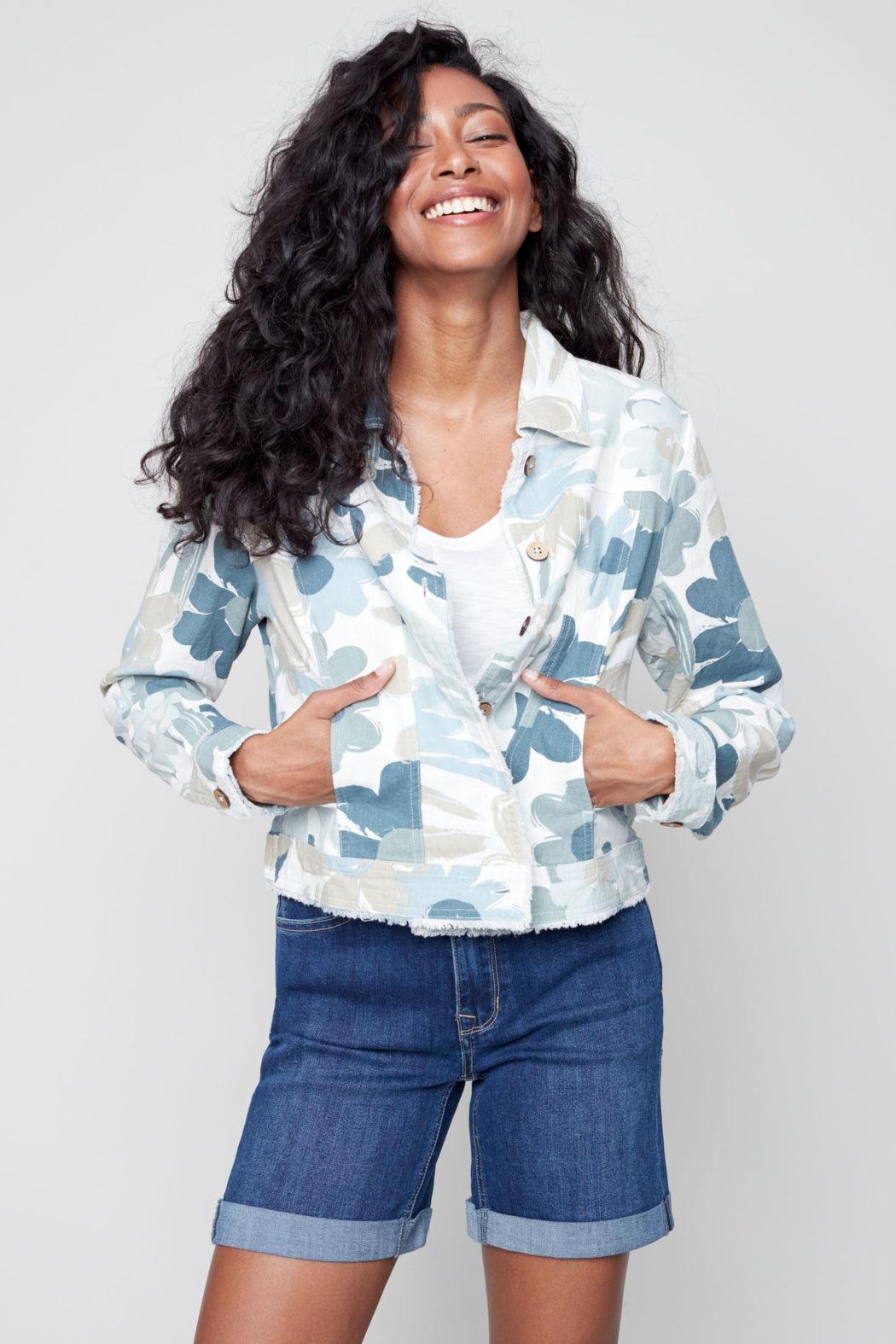 Floral Print Jacket Product Image