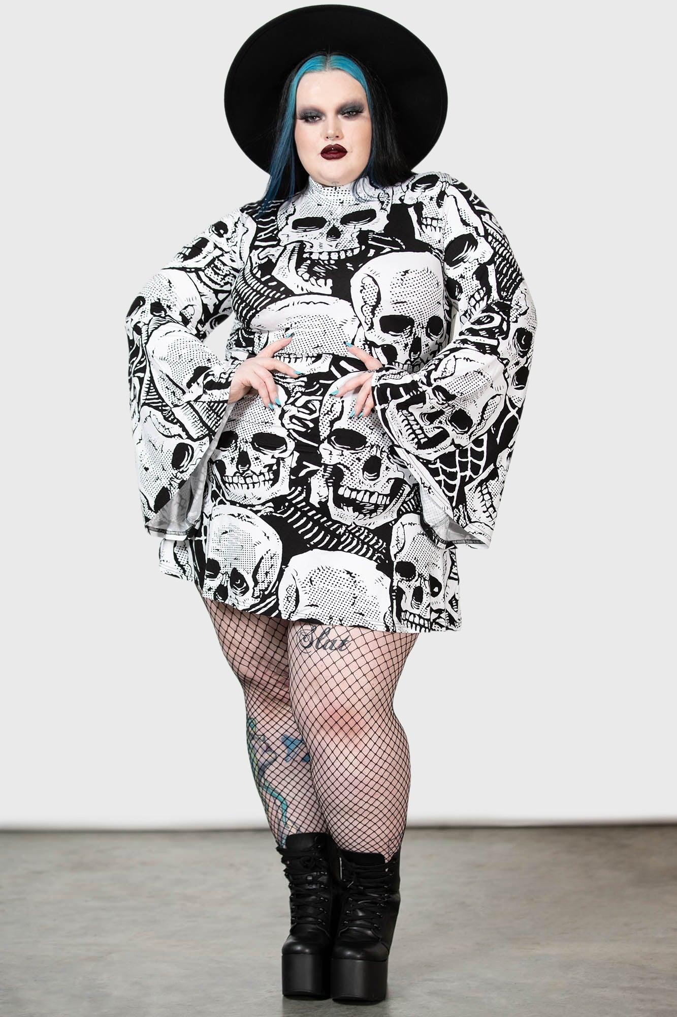 Skeleton Season Mini Dress Product Image