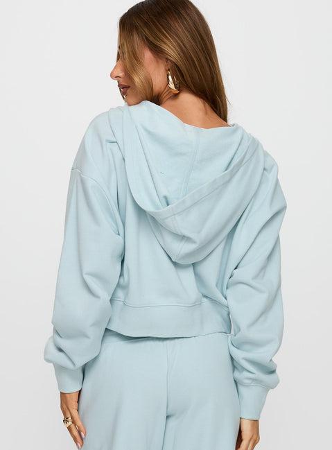 Revive Zip Through Hoodie Blue Product Image