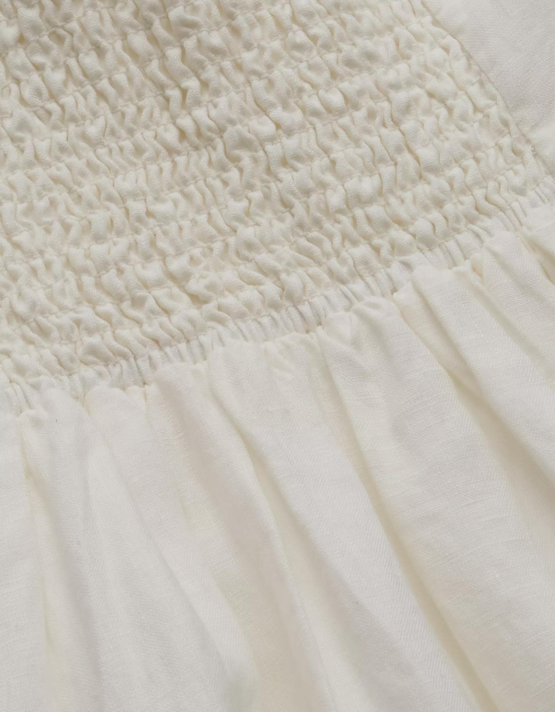 AE77 Premium Strapless Linen Midi Dress Product Image