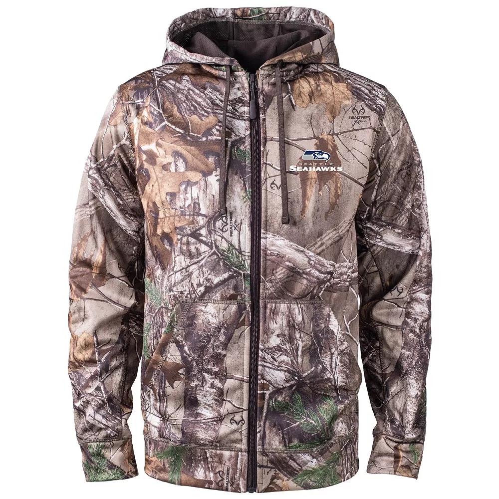 Men's Dunbrooke Realtree Camo Chicago Bears Trophy Tech Fleece Full-Zip Hoodie,  Product Image