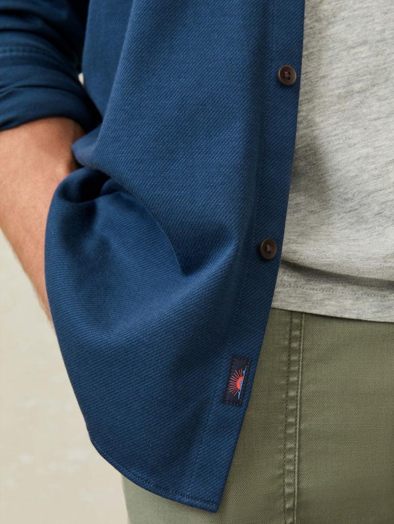 Coastline Knit Shirt - Blue Nights Product Image