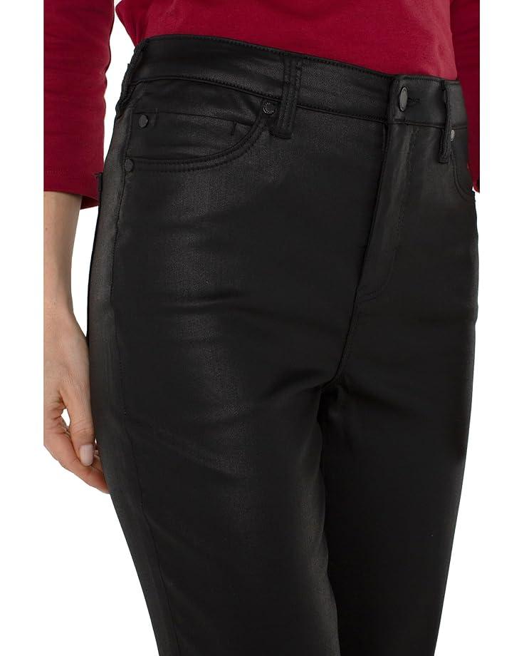 Stride Wide Leg Hi-Rise Super Black Crosshatch Denim in Rockville Product Image
