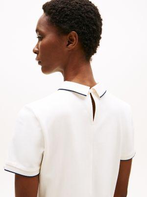 Regular Fit Stretch Crewneck Polo Product Image