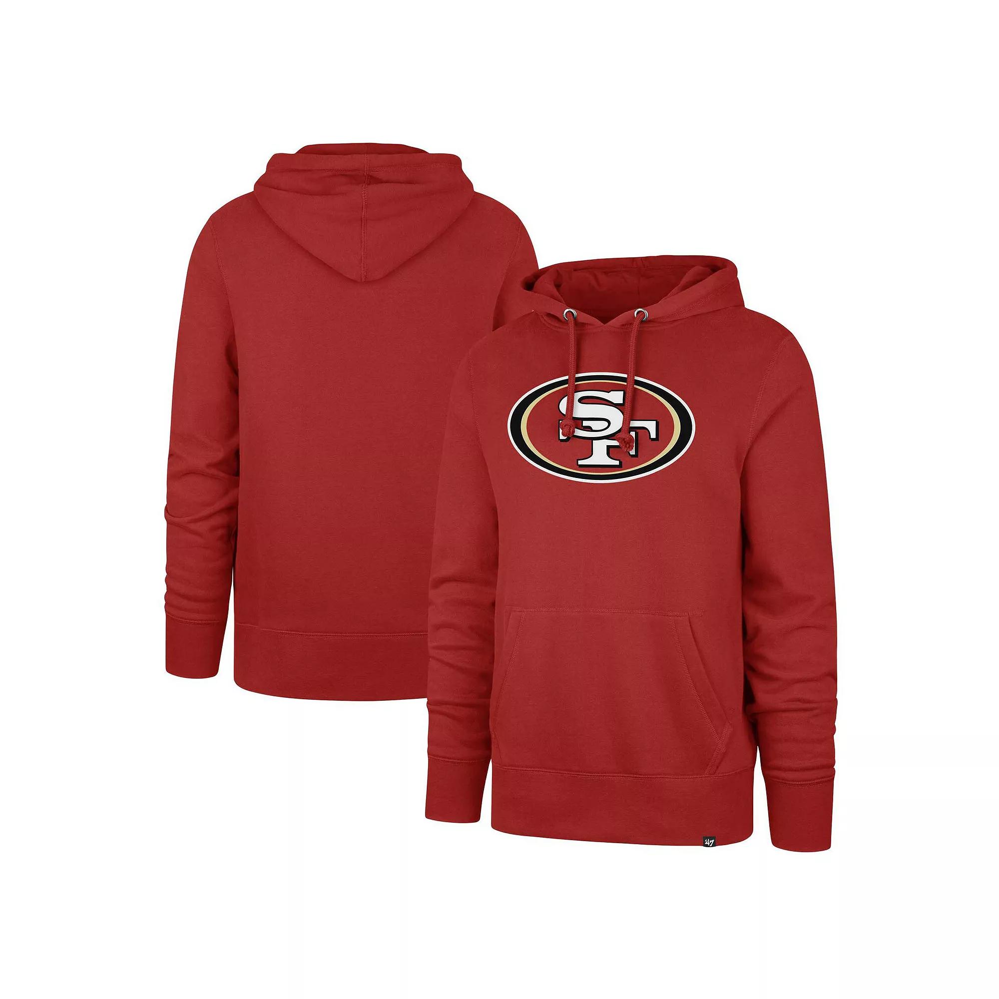 Men's '47 Scarlet San Francisco 49ers Regional Headline Hoodie,  Product Image