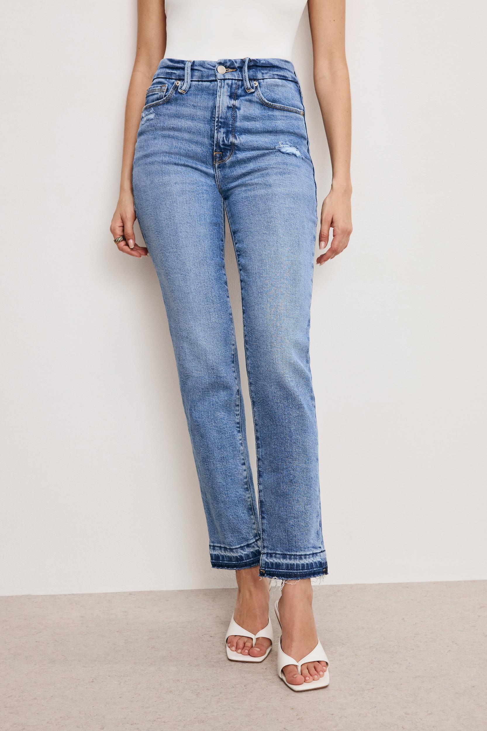 GOOD CLASSIC SLIM STRAIGHT JEANS | INDIGO662 Product Image