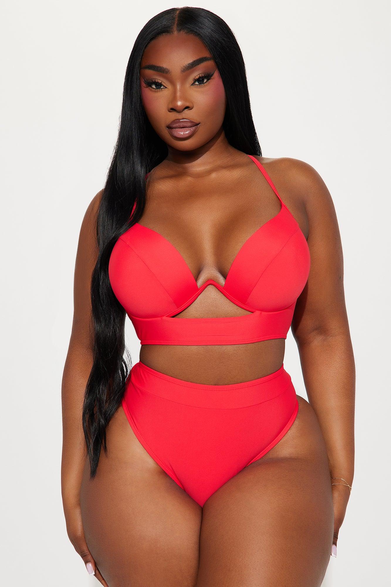 Charleigh Underwire 2 Piece Bikini - Red Product Image