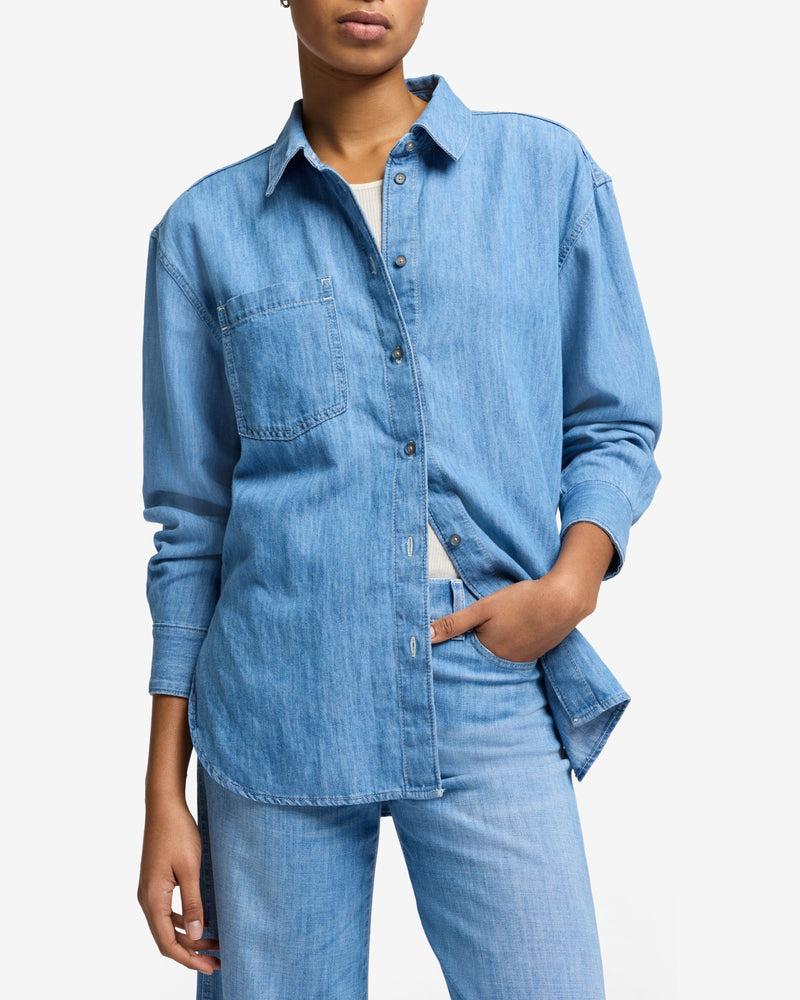 Indigo Linen Easy Shirt Product Image