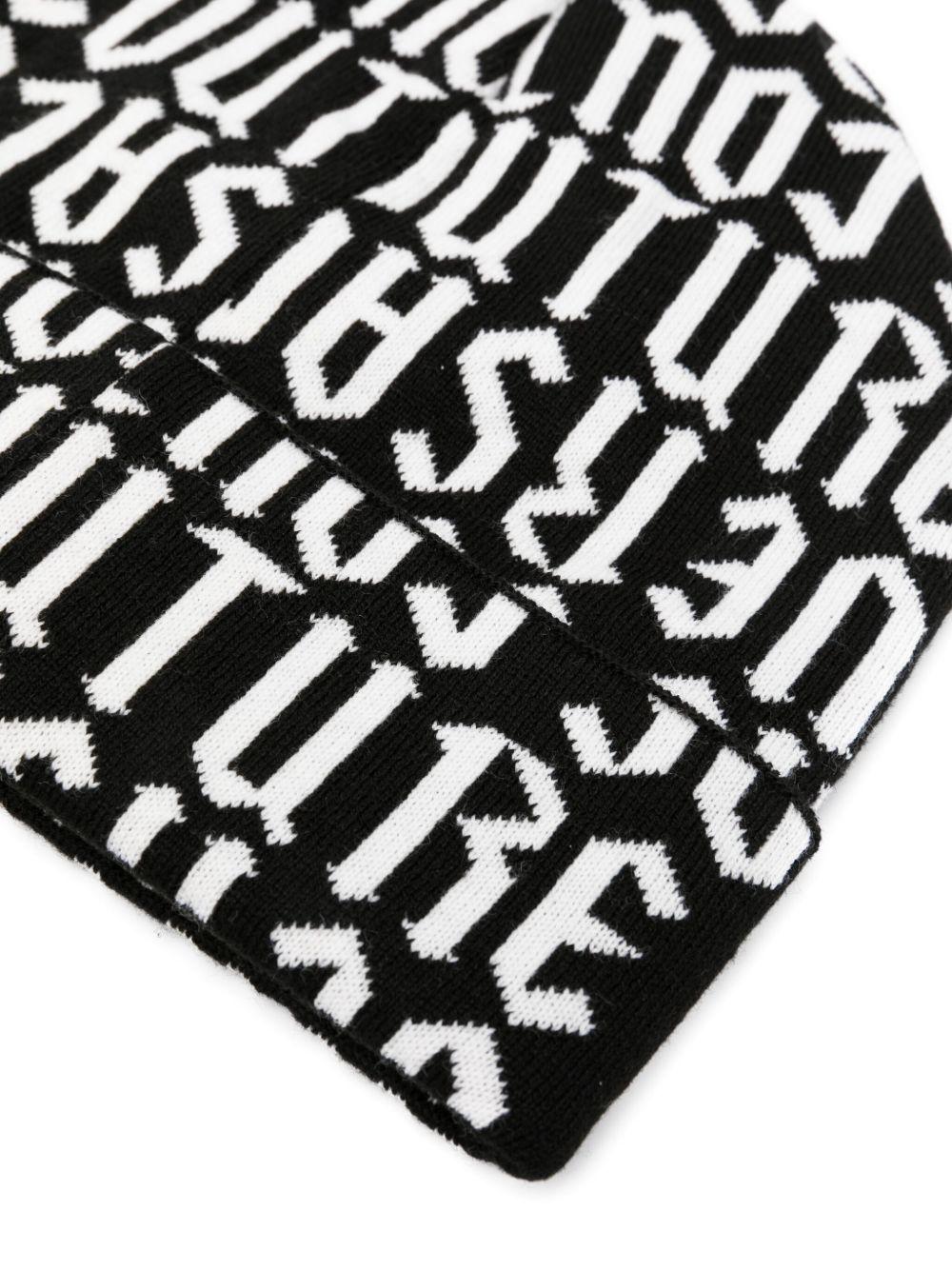 logo-jacquard beanie hat Product Image