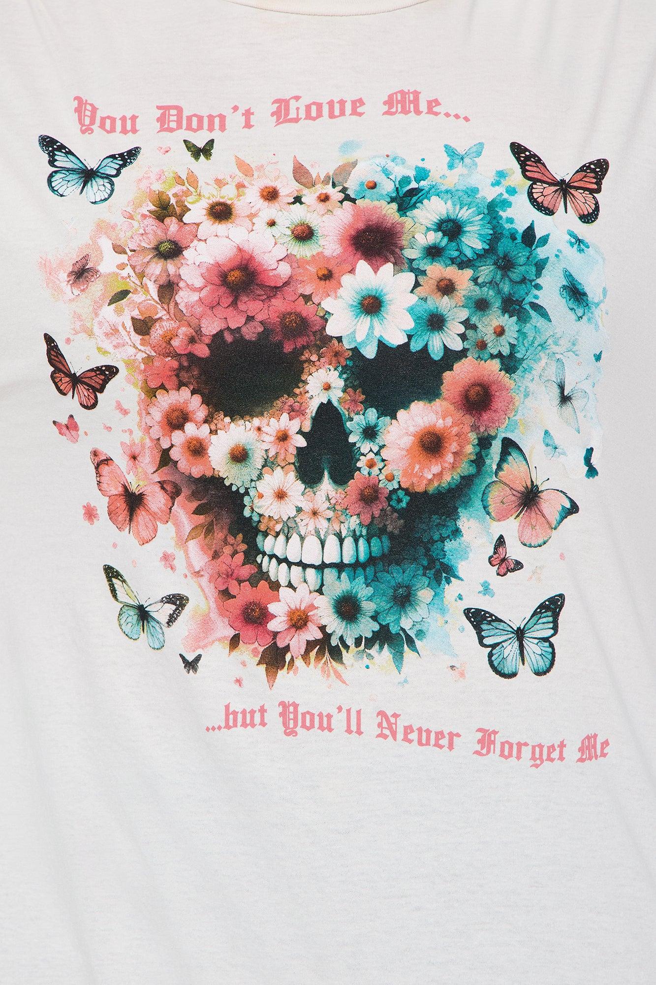 You Don't Love Me Oversized Tee - Cream Female Product Image