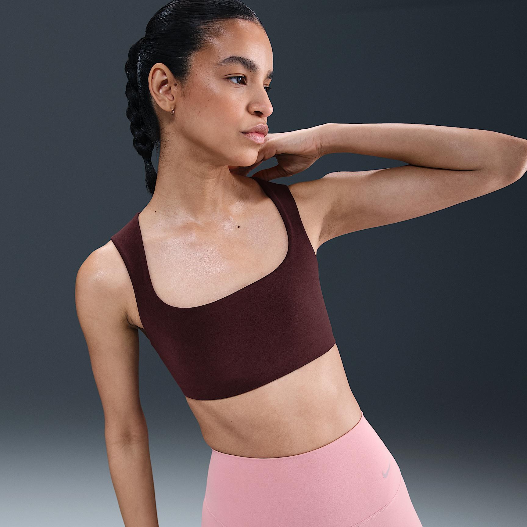 Nike Womens Zenvy Light-Support Lightly Lined Sports Bra | HQ3956-652 Product Image
