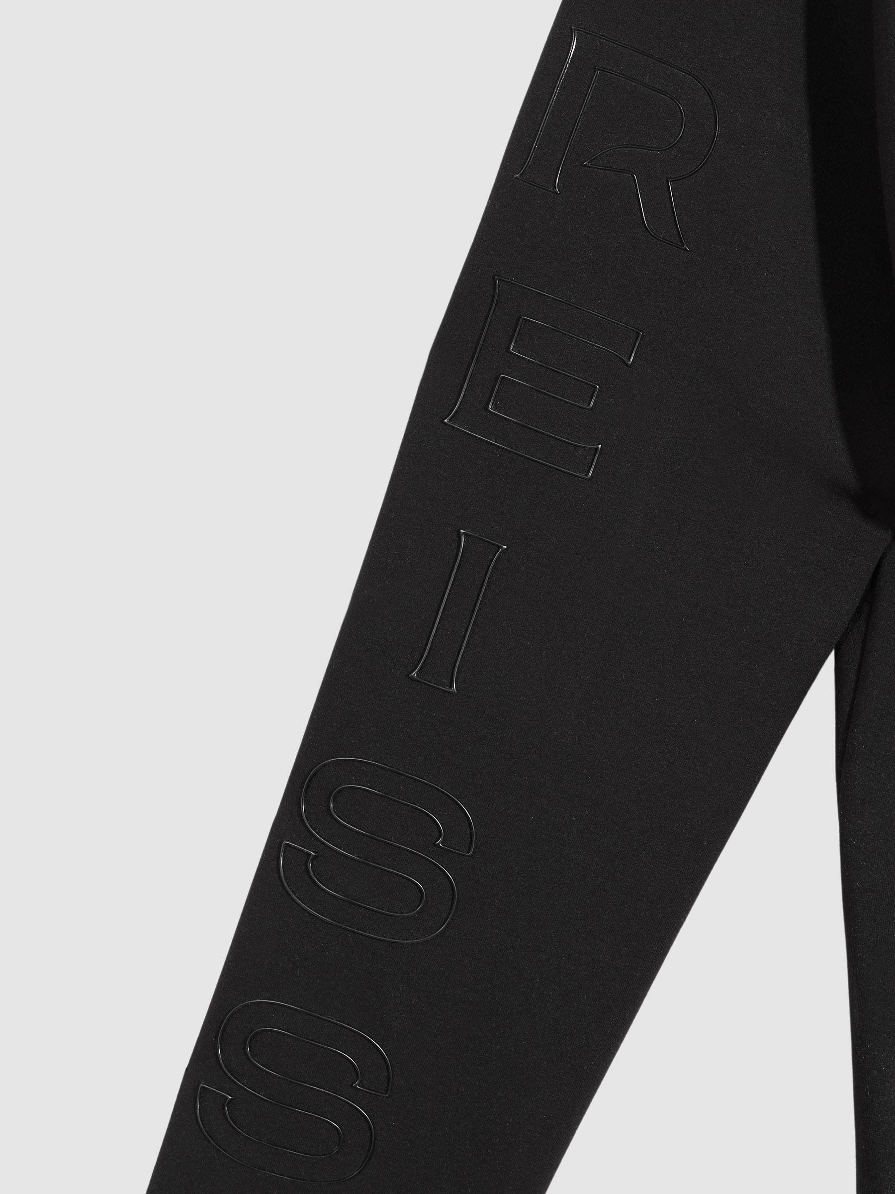 Interlock Jersey Half-Zip Funnel Neck Sweatshirt in Black Product Image