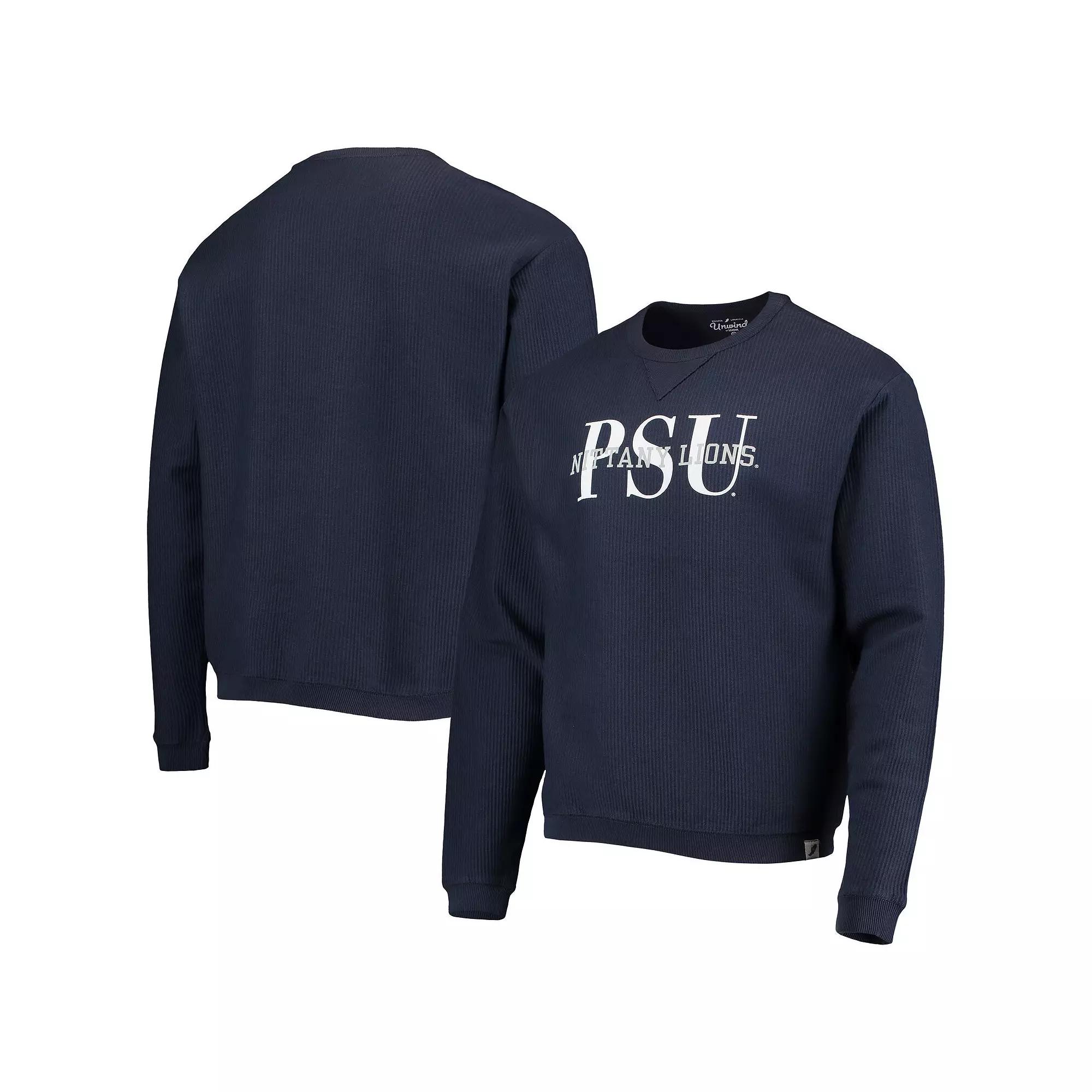 Men's League Collegiate Wear Navy Penn State Nittany Lions Timber Pullover Sweatshirt,  Product Image