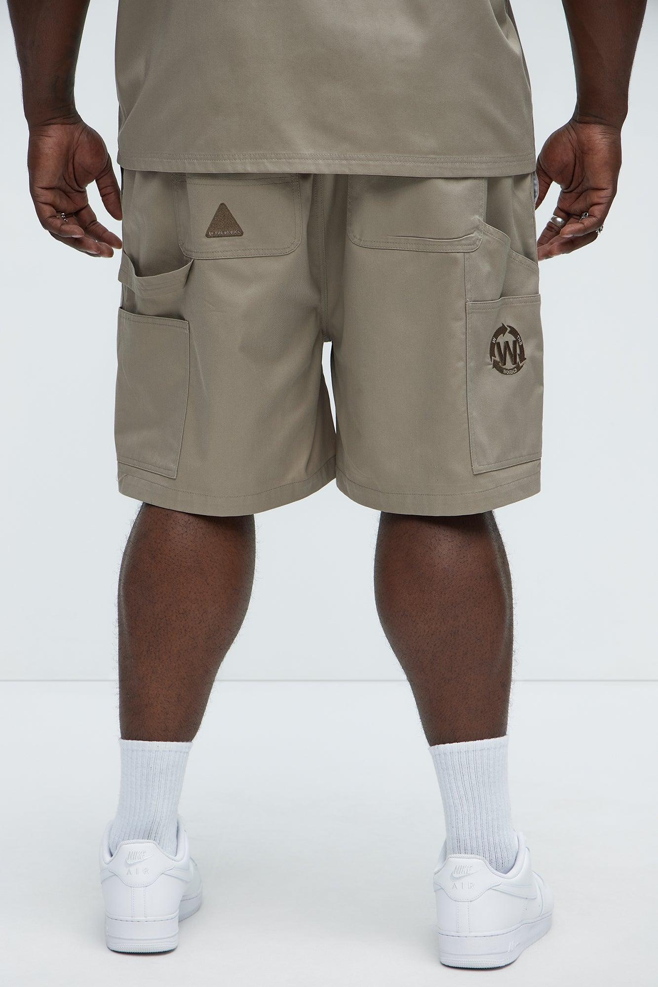 In The Works Relaxed Shorts - Stone Product Image