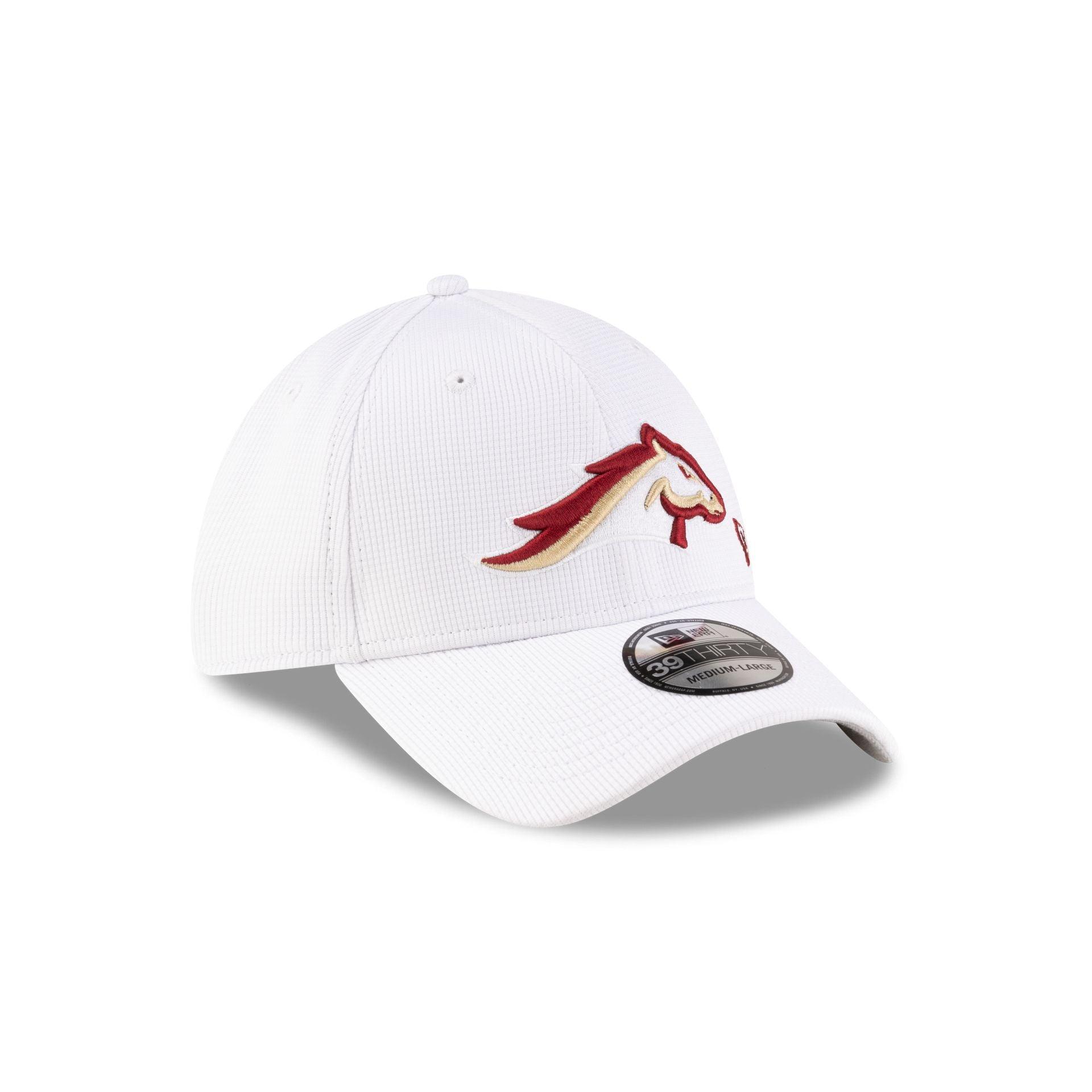 Birmingham Stallions White 39THIRTY Stretch Fit Hat Male Product Image